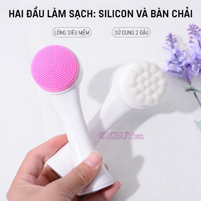 [HCM]Cọ masage mặt 2 đầu