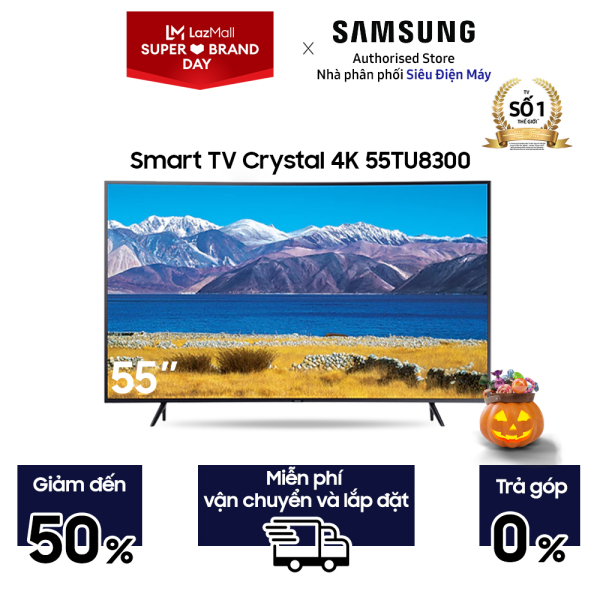 Bảng giá [Trả góp 0%] 55TU8300 SmartTV Samsung 55inch 4K Crystal UHD miễn phí vận chuyển và lắp đặt