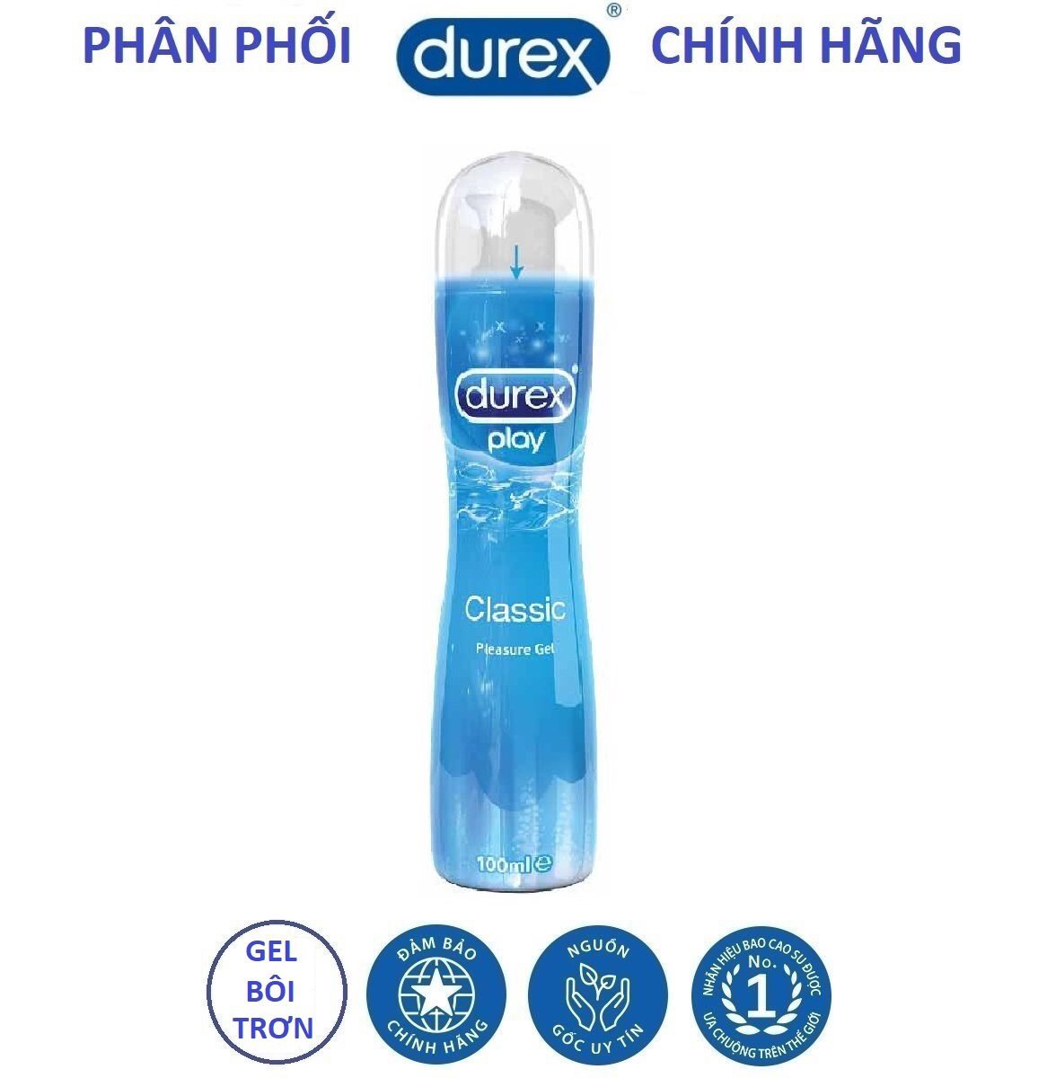 [HCM]Gel bôi trơn Durex Play Classic 100 ml