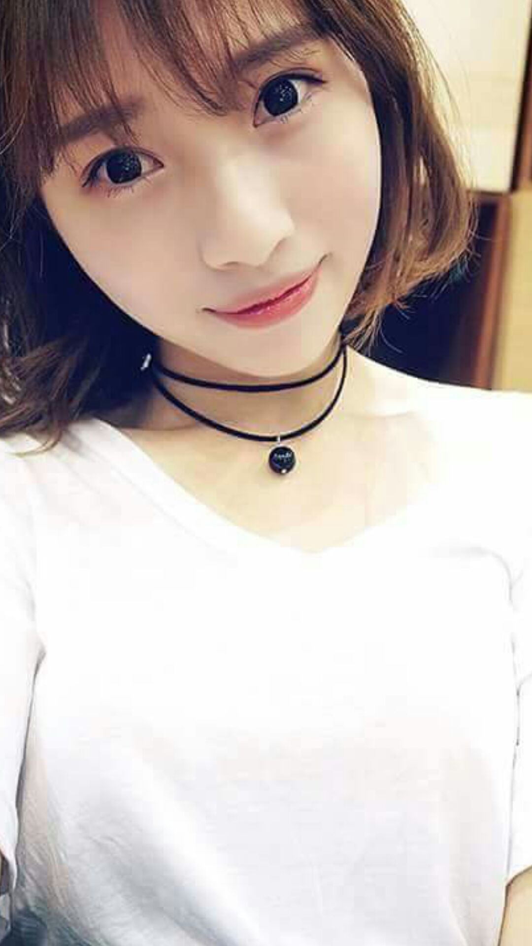 Vòng chocker 2 tầng cổ kèm hạt đen