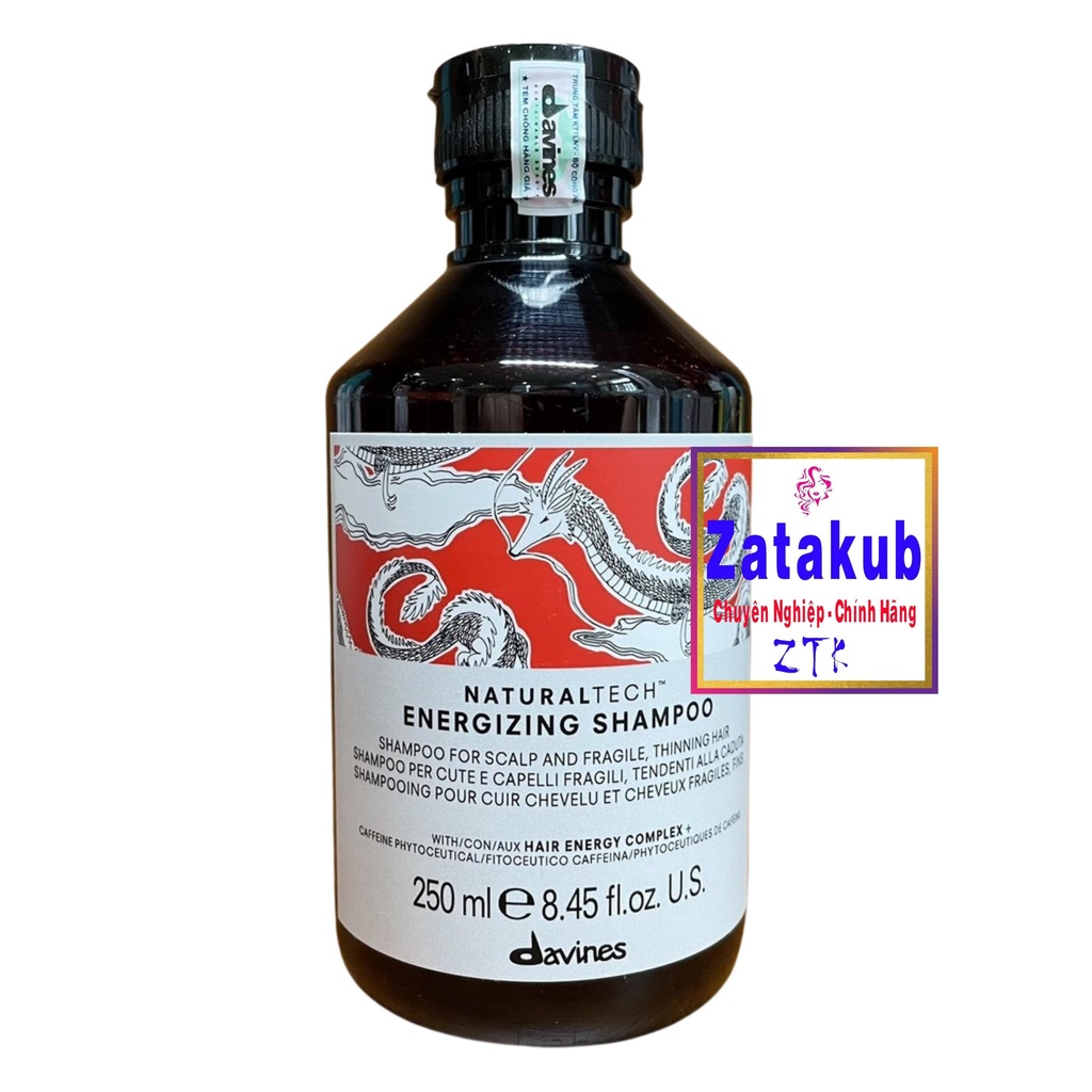 Dầu Gội Chống Rụng Tóc Davines NaturalTech Energizing Shampoo