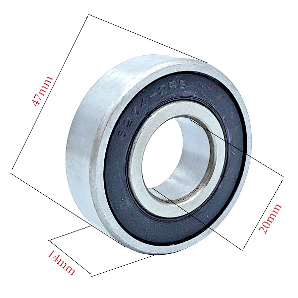 BẠC ĐẠN - VÒNG BI 6204, 6301 2RS