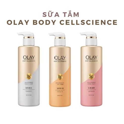 Sữa tắm olay B3 + vitamin C 500ml (trắng da dưỡng ẩm )