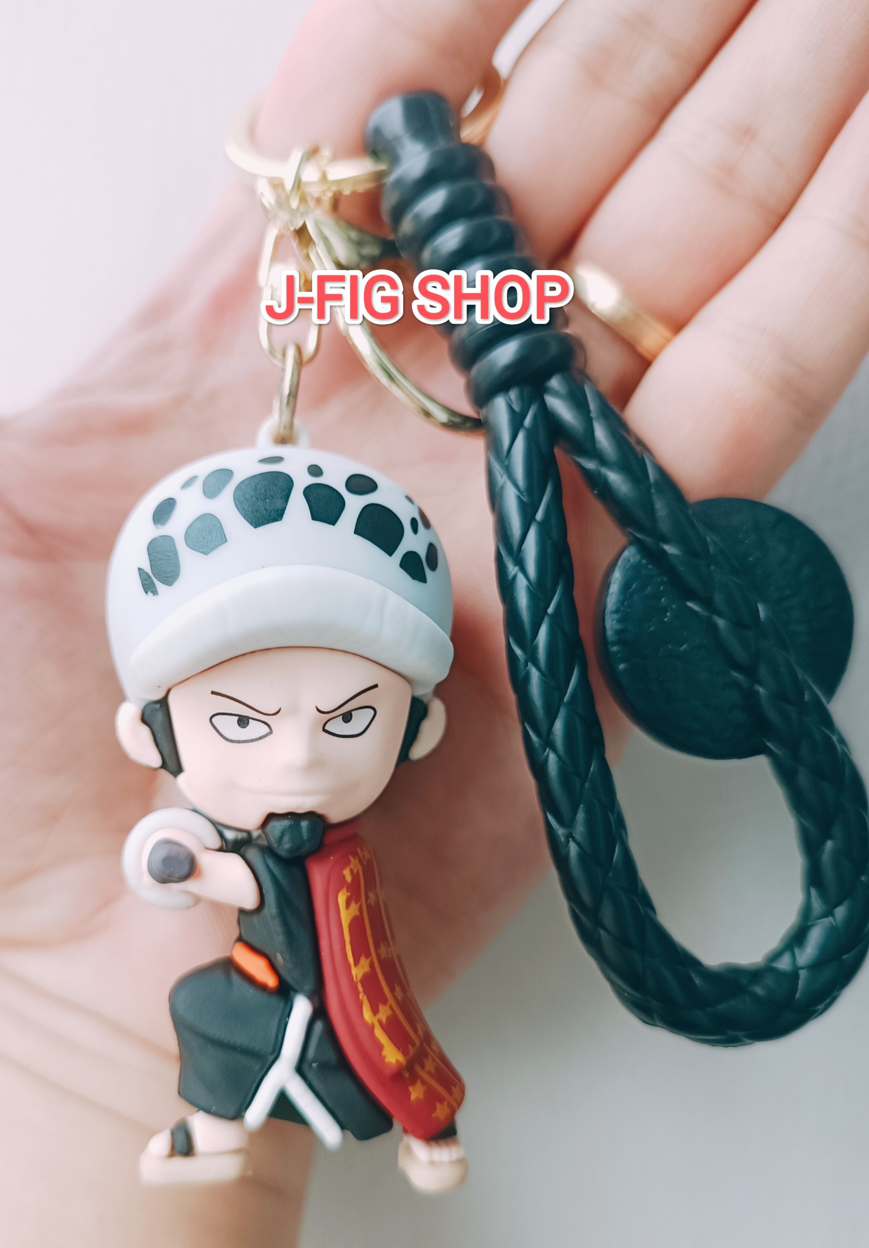 Móc khóa One Piece Luffy Zoro Law Chibi
