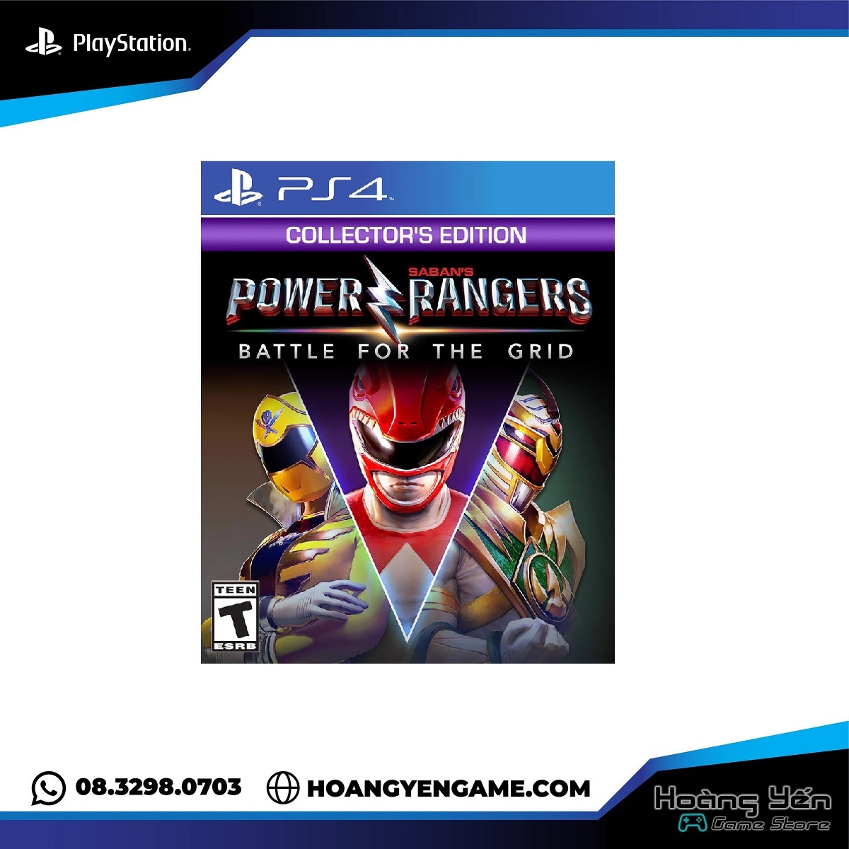 Đĩa Game Power Ranger Battle For The Grid Ps4