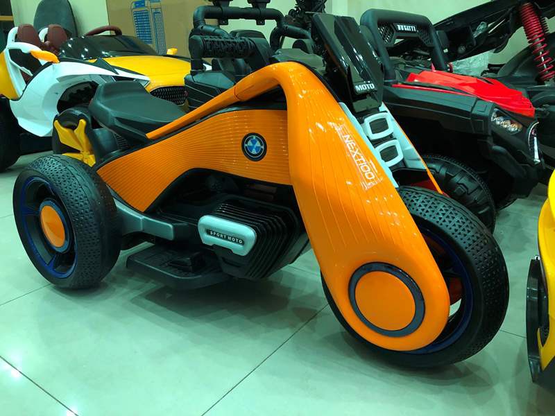 XE MÁY ĐIỆN CHO BÉ 6188  MÀU CAM