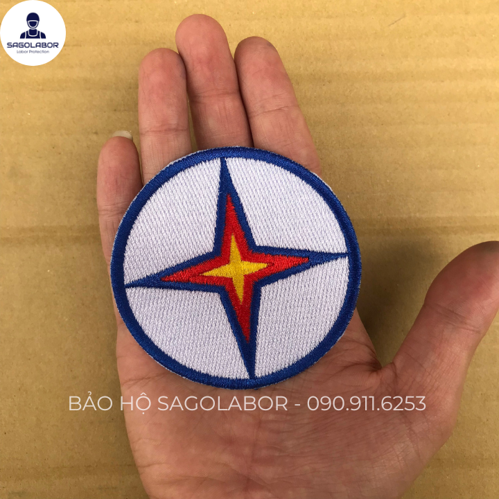 Logo thêu áo điện lực EVN SPC NPC CPC HCMC