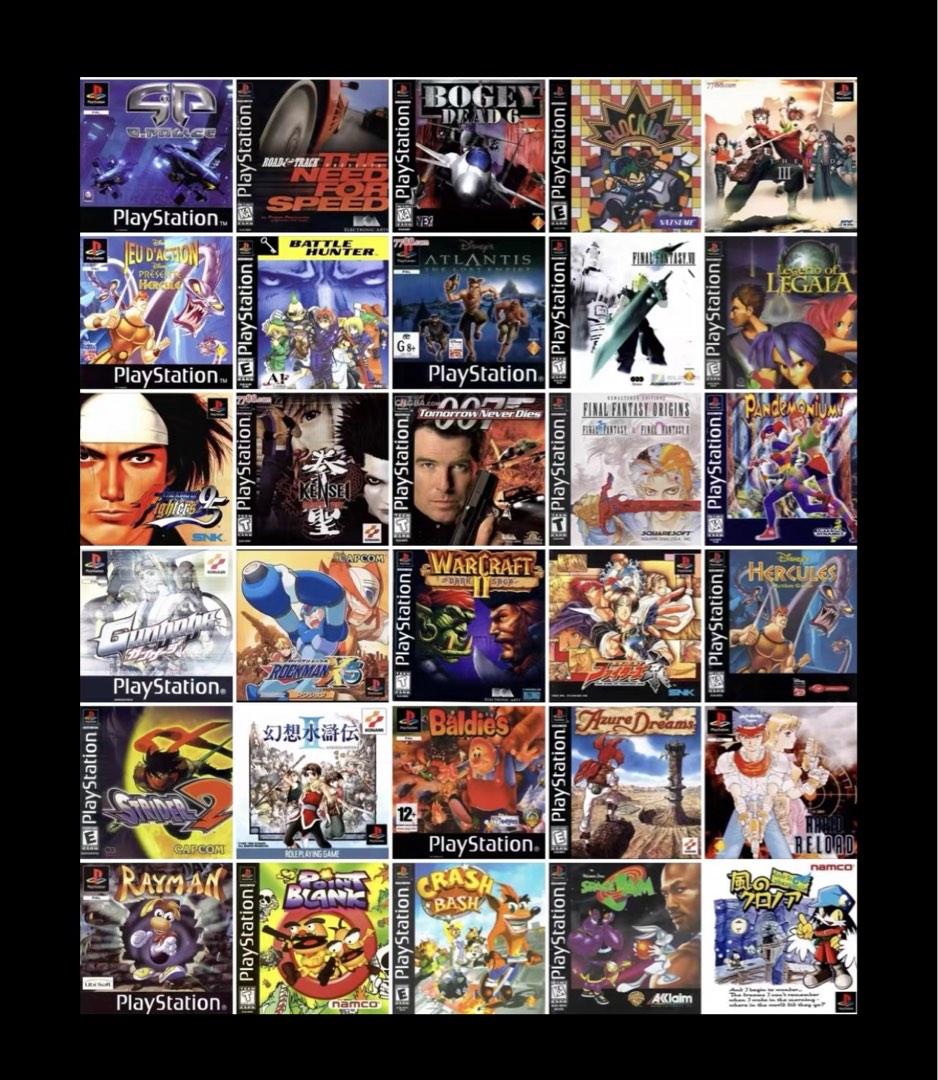 Bộ 10 game ps1 tự chọn