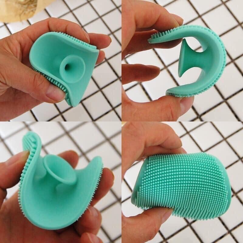 Miếng Pad rửa mặt massage Ebelin bằng silicone-Đức