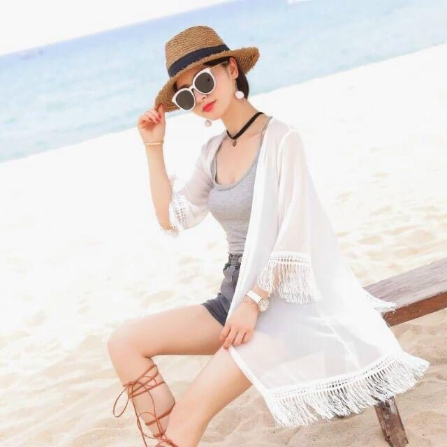 [HCM]Áo Choàng Nữ Đi Biển Ren Đẹp MS0900 ODERI