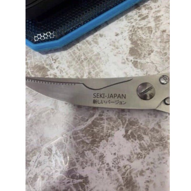 Kéo Cắt Gà, Vịt Cán Gỗ Seki Japan-9282