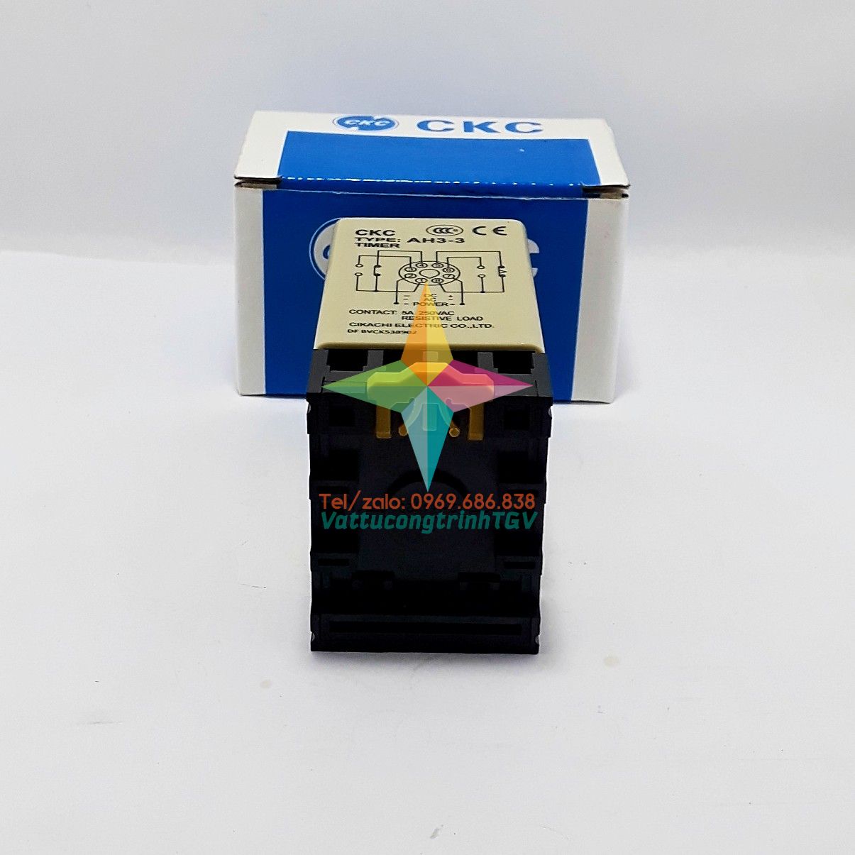 Rơ le thời gian CKC Model: AH3-3