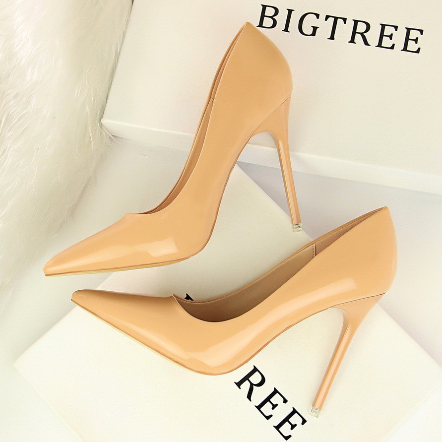 GIÀY CAO GÓT BIGTREE TRƠN BÓNG BASIC