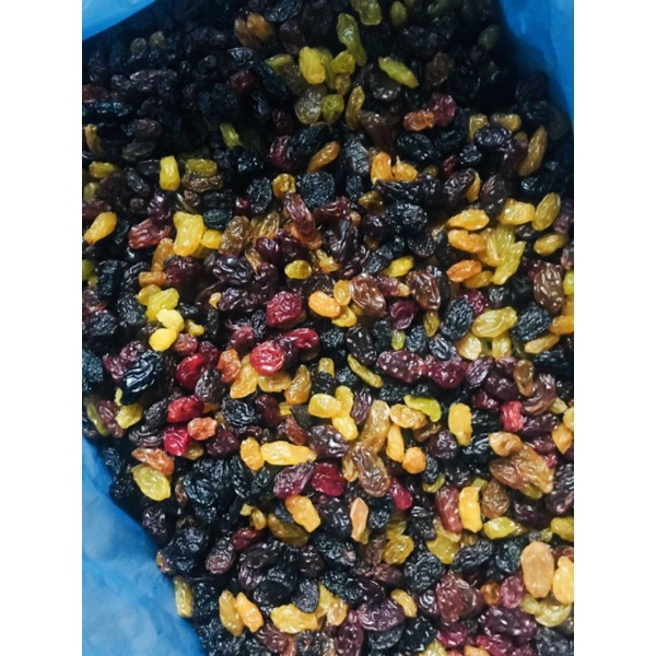 Nho khô Chile mix sẵn gói 200g (mix thập cẩm rất ngon, trang trí bánh đẹp)