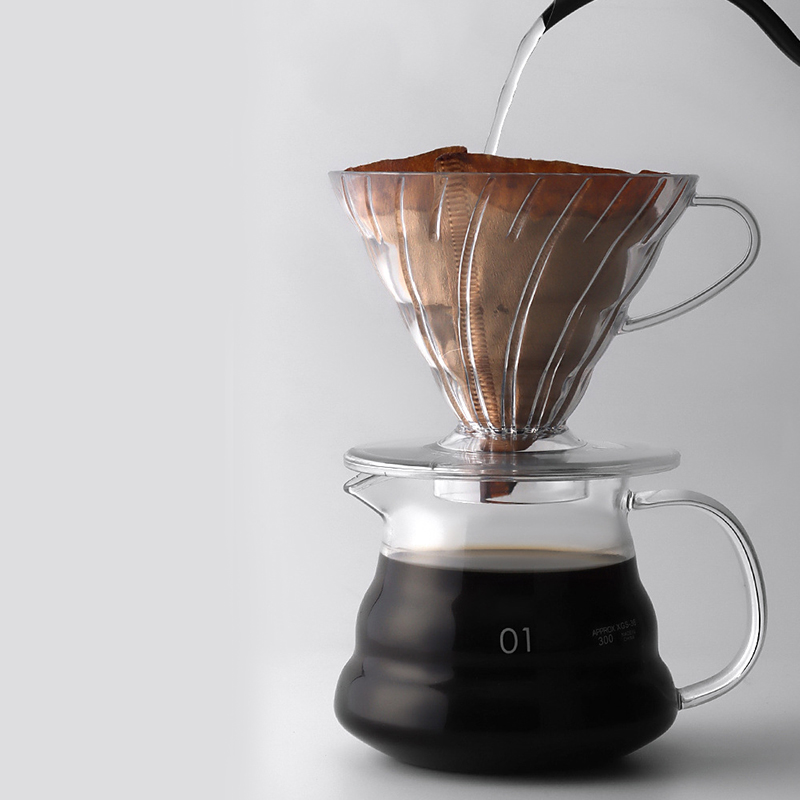 【Ready 】 V60 Coffee Dripper Filter Cup Filter Paper Holder Cone Drip For Pour-over Coffee Maker Cafe Coffee Machines