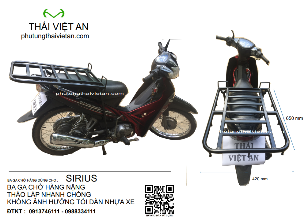 BA GA CHỞ HÀNG SIRIUS nhật