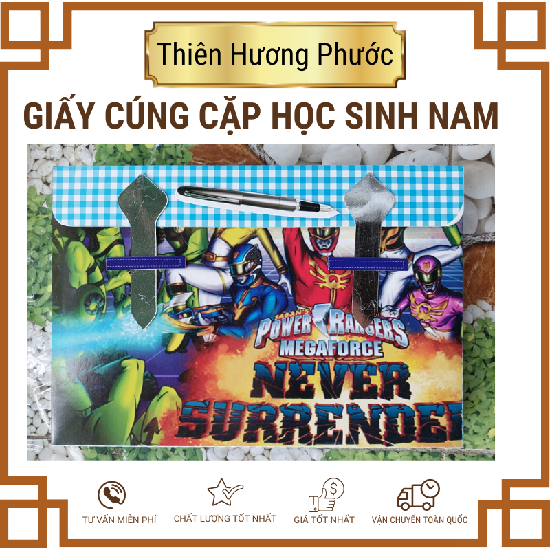 Cặp học sinh cúng cho bé trai bé gái vàng mã