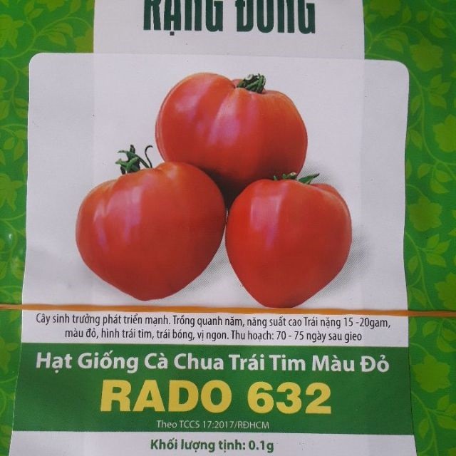 Hạt Giống Cà Chua Trái Tim Đỏ 0.1gr