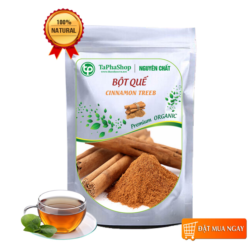 Bột quế nguyên chất 200g - Hàng công ty chất lượng cao - Hỗ trợ cải thiện sức khỏe người sử dụng