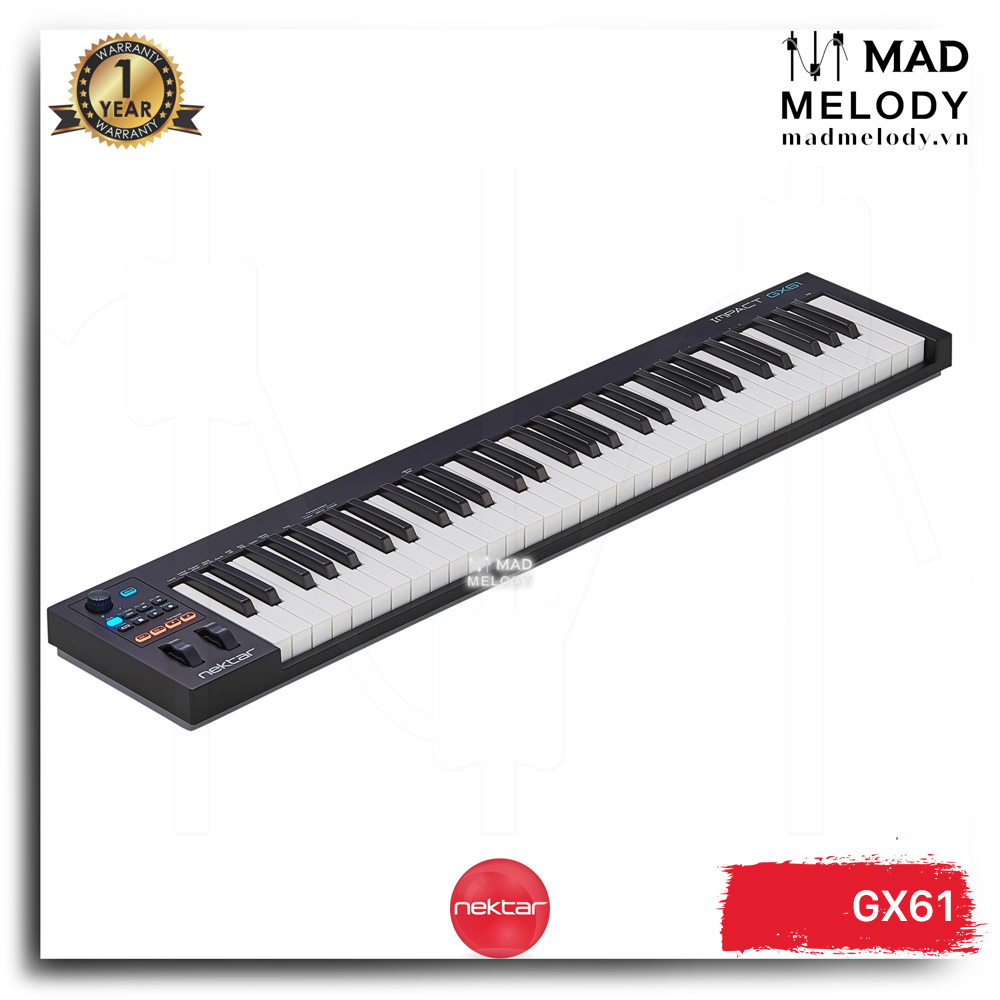 Nektar Impact GX61 Keyboard Controller (đàn soạn nhạc 61 phím NEW)