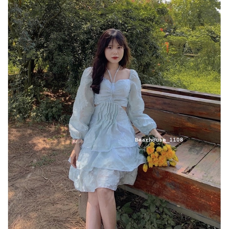 4K7❌ VÁY ĐẦM THIÊN NGA TRẮNG CÔNG CHÚA