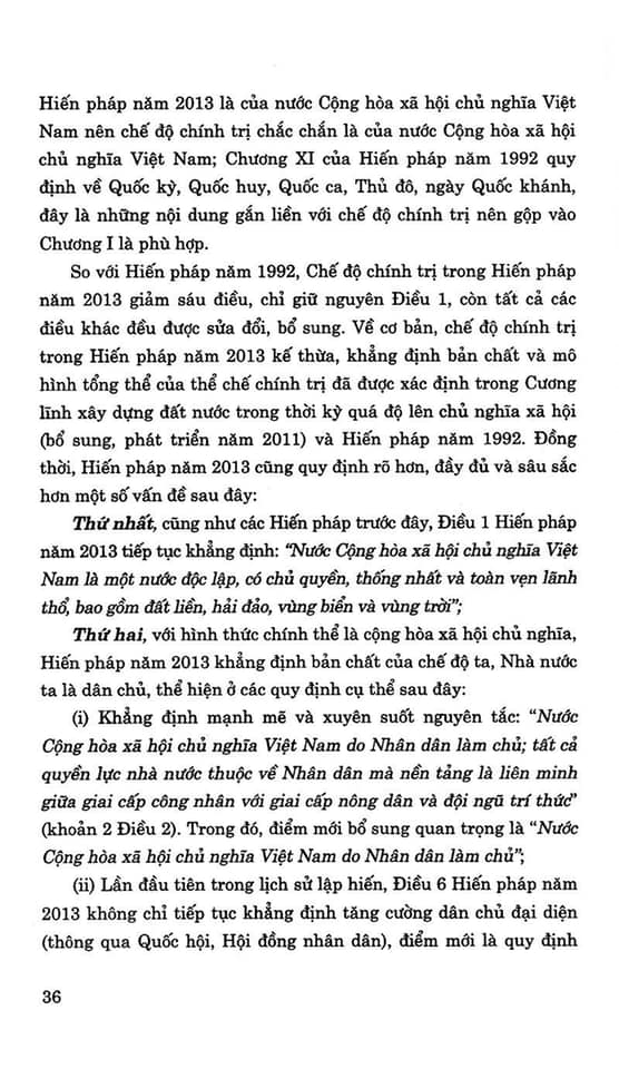 Bình Luận Khoa Học Hiến Pháp Hiện Hành (Năm 2013)
