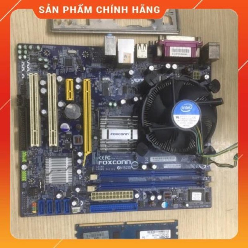 Bảng giá Combo main foxcon G31 + Ram 2Gb + cpu E7500 + Quạt Phong Vũ