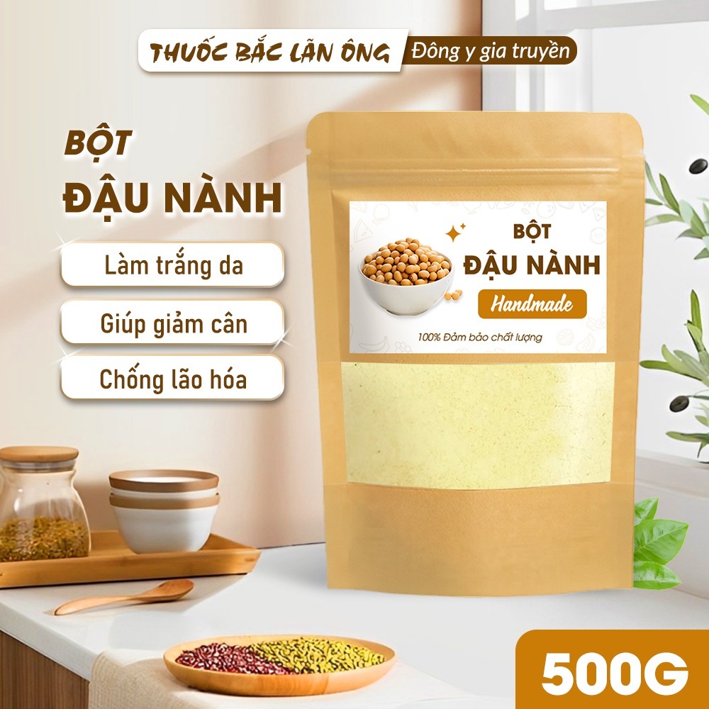 Pure Aromatic Roasted Soybean Powder 500g (Natural Organic Soybeans)
