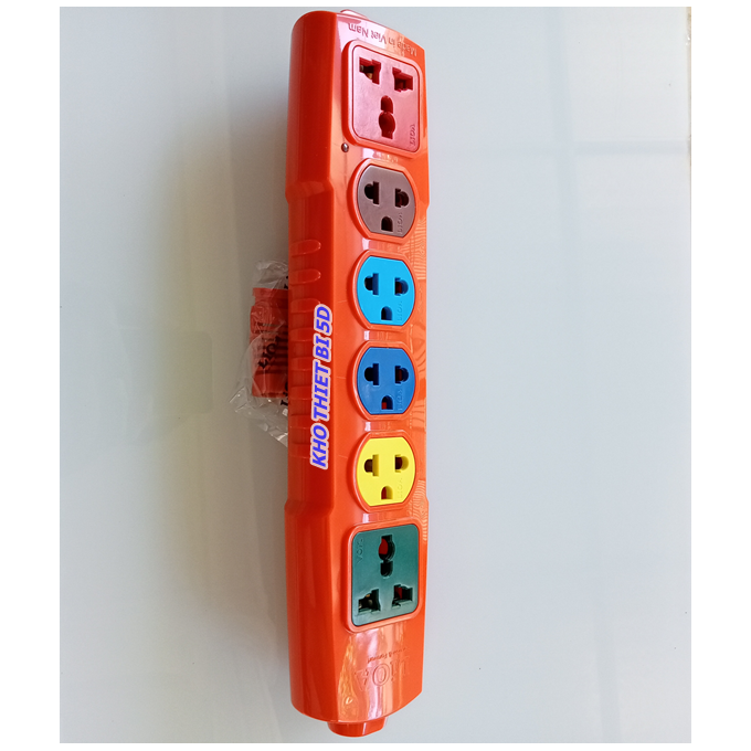 Ổ cắm siêu tải 4p-2d 6600w lioa - loại 2 - 6 ổ cắm 3 chấu - chính hãng