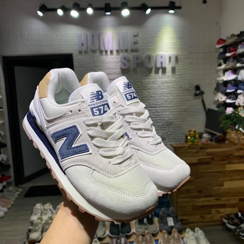 [ẢNH THẬT] Giày sneaker new 574 xanh than
