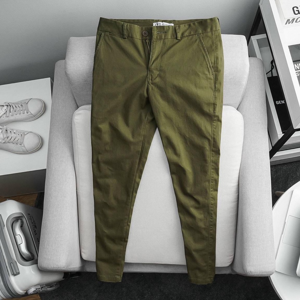 Quần dài kaki nam vnxk form slim fit cao cấp full size 45-90kg chất cotton co giãn