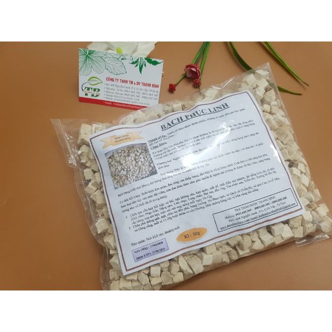 Sỉ toàn quốc 500g bạch linh bạch phục linh
