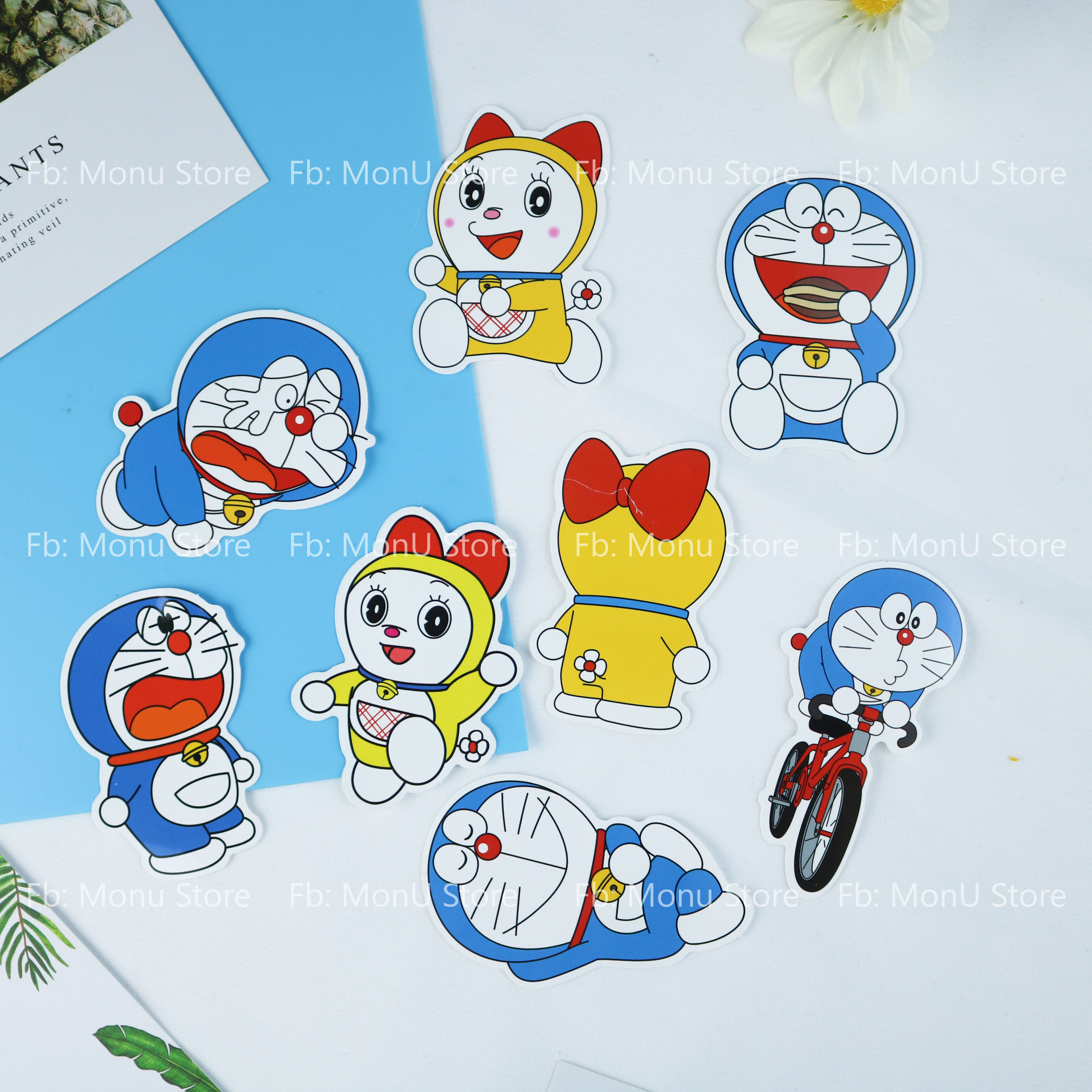 Hình dán sticker Doraemon chống nước dễ thương cute TooYoo