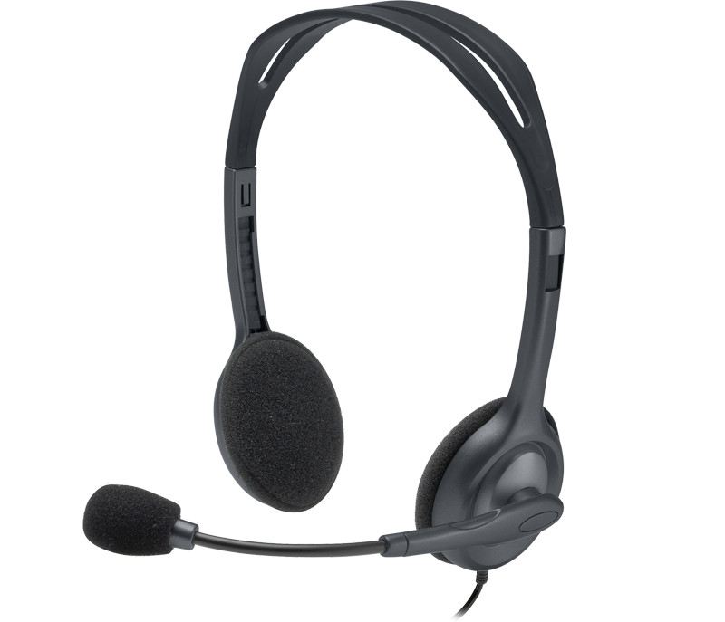 Tai nghe On-ear Logitech H111 (Bạc) chính hãng
