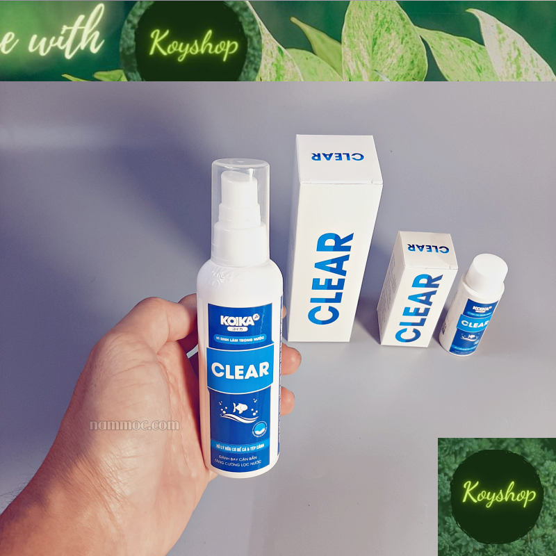 Koika clear | men vi sinh phân huỷ -xử lý nước cho bể cá thuỷ sinh