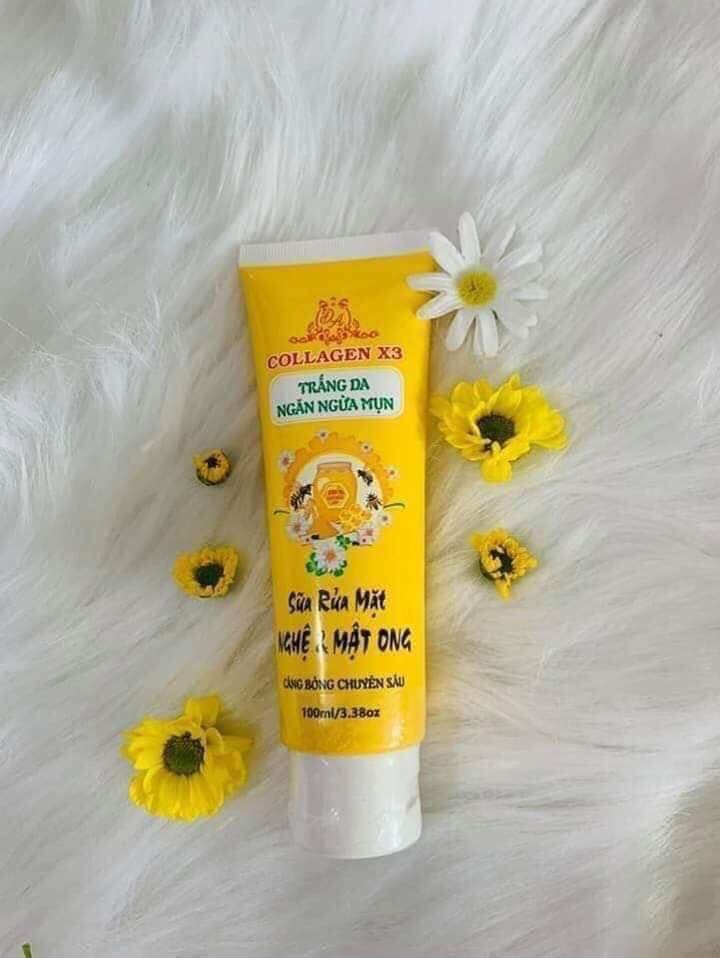 Sữa Rửa Mặt Nghệ và Mật Ong Collagen X3