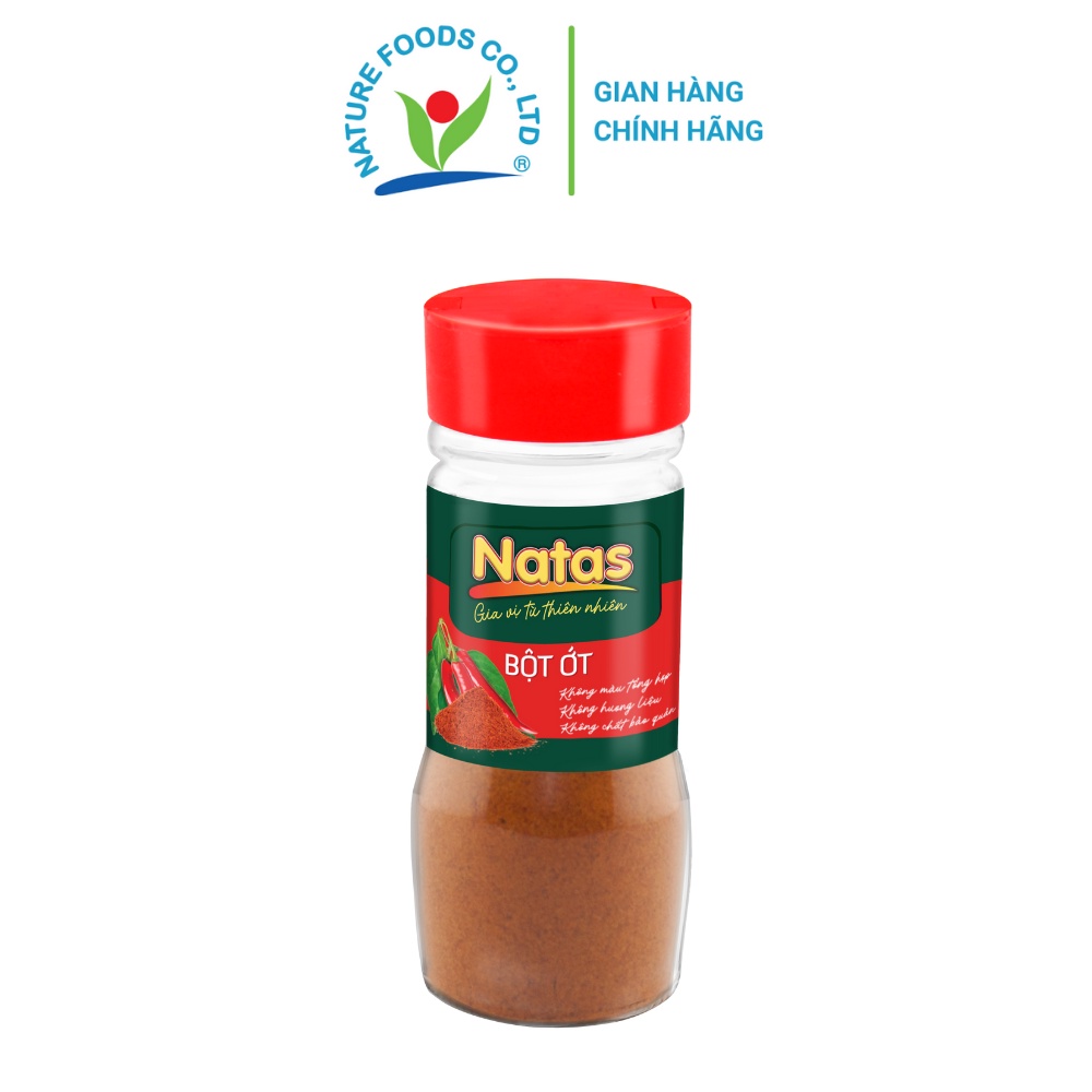 BỘT ỚT NATAS gia vị tiện dụng (hũ 45g)