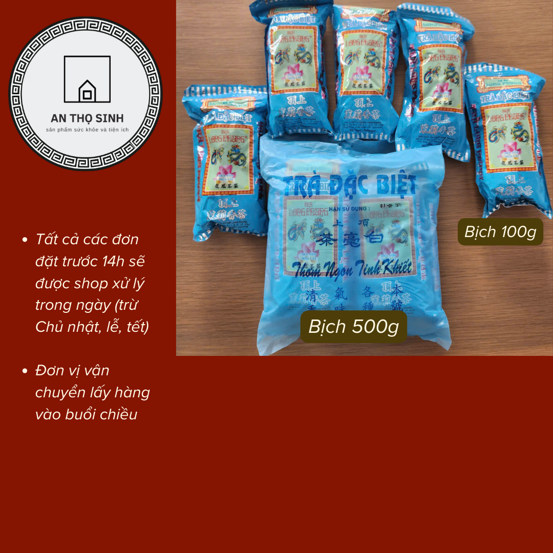 [500g] Trà Long Phụng xanh ướp hoa lài thích hợp pha trà đường, trà đá theo khẩu vị Miền Tây