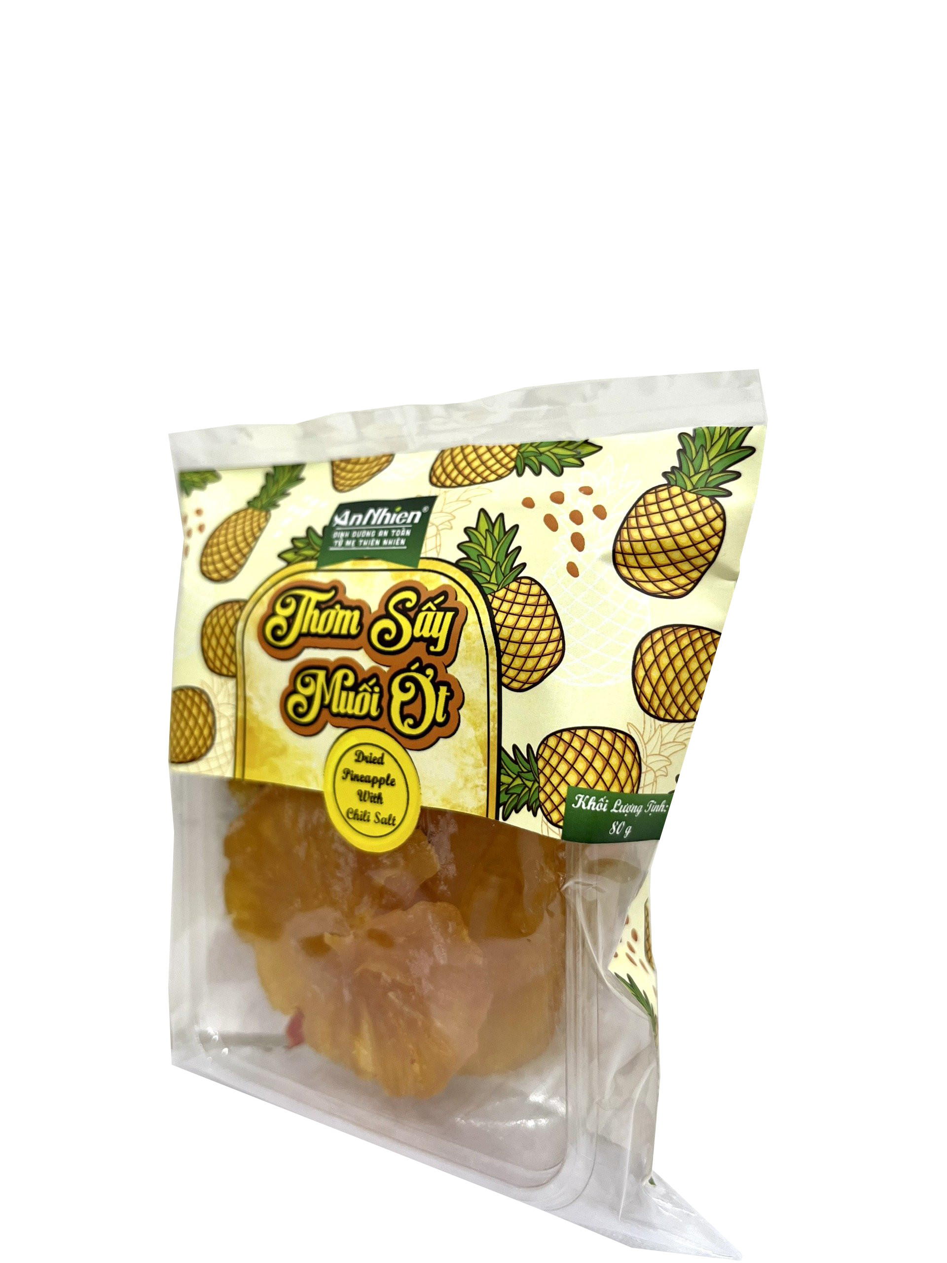 Thơm Sấy Muối Ớt An Nhiên 80g