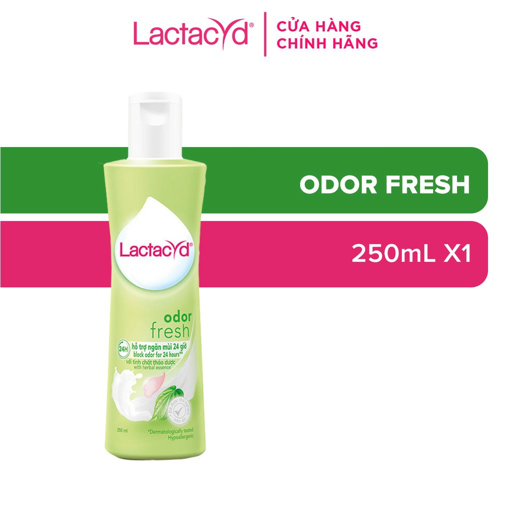 [HCM]DDVS Phụ nữ Lactacyd Odor Fresh 250ml