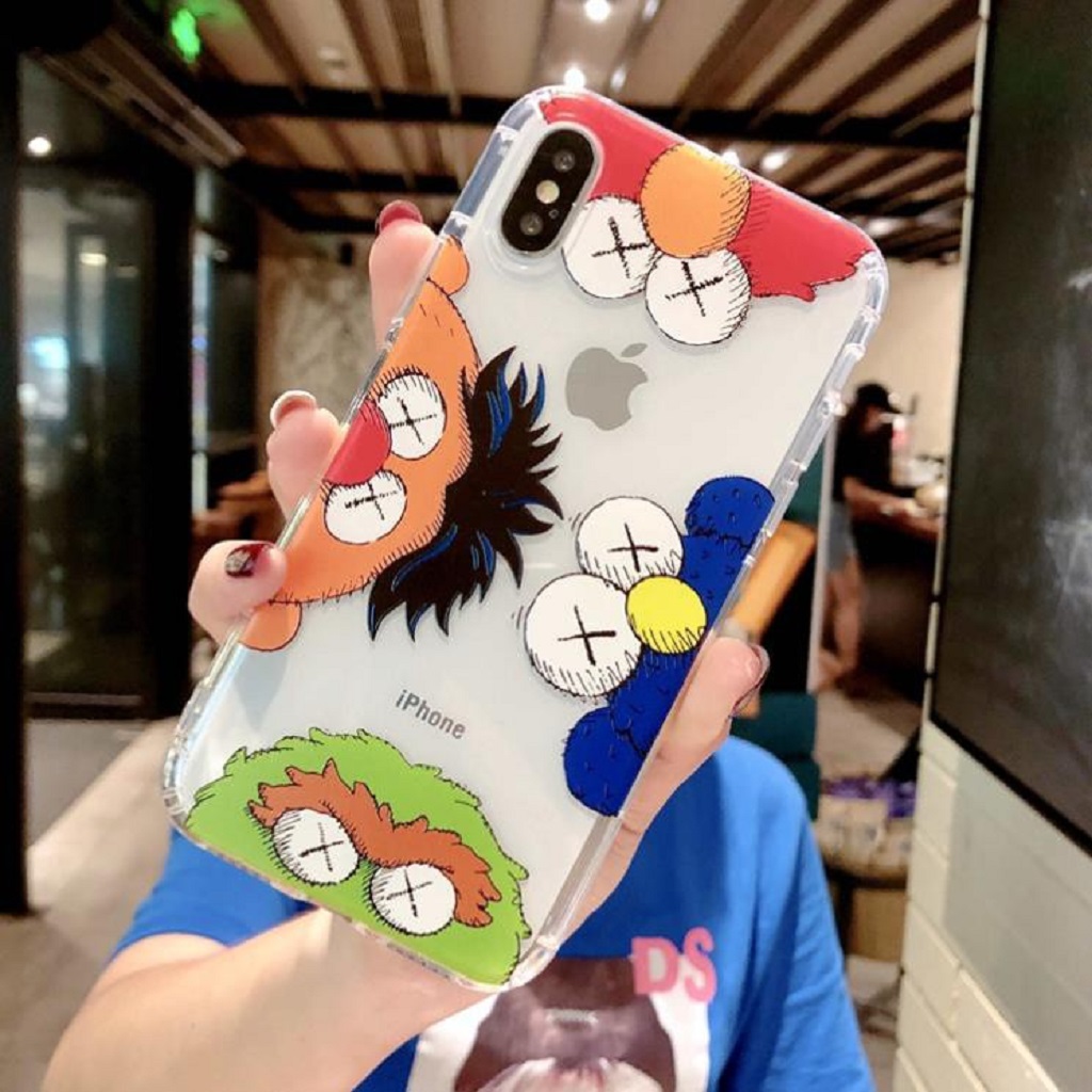 Ốp Lưng Iphone ⚡ Ốp Lưng Điện Thoại Iphone Kaws Sasame Street ⚡ Iphone 6/6s/6P/6SP/7/8/7P/8P/X/Xs/Xsmax/11/11Promax