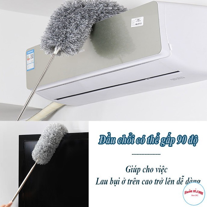 [HCM]CHỔI QUÉT ĐA NĂNG LÀM SẠCH TRẦN NHÀ MẠNG NHỆN VỚI THIẾT KẾ LÔNG MỀM MẠI DỄ DÀNG GIẶT TẨY - CHỔI QUÉT  ĐA NĂNG CÁN DÀI INOX CÓ THỂ KÉO DÀI VÀ RÚT GỌN THÔNG MINH