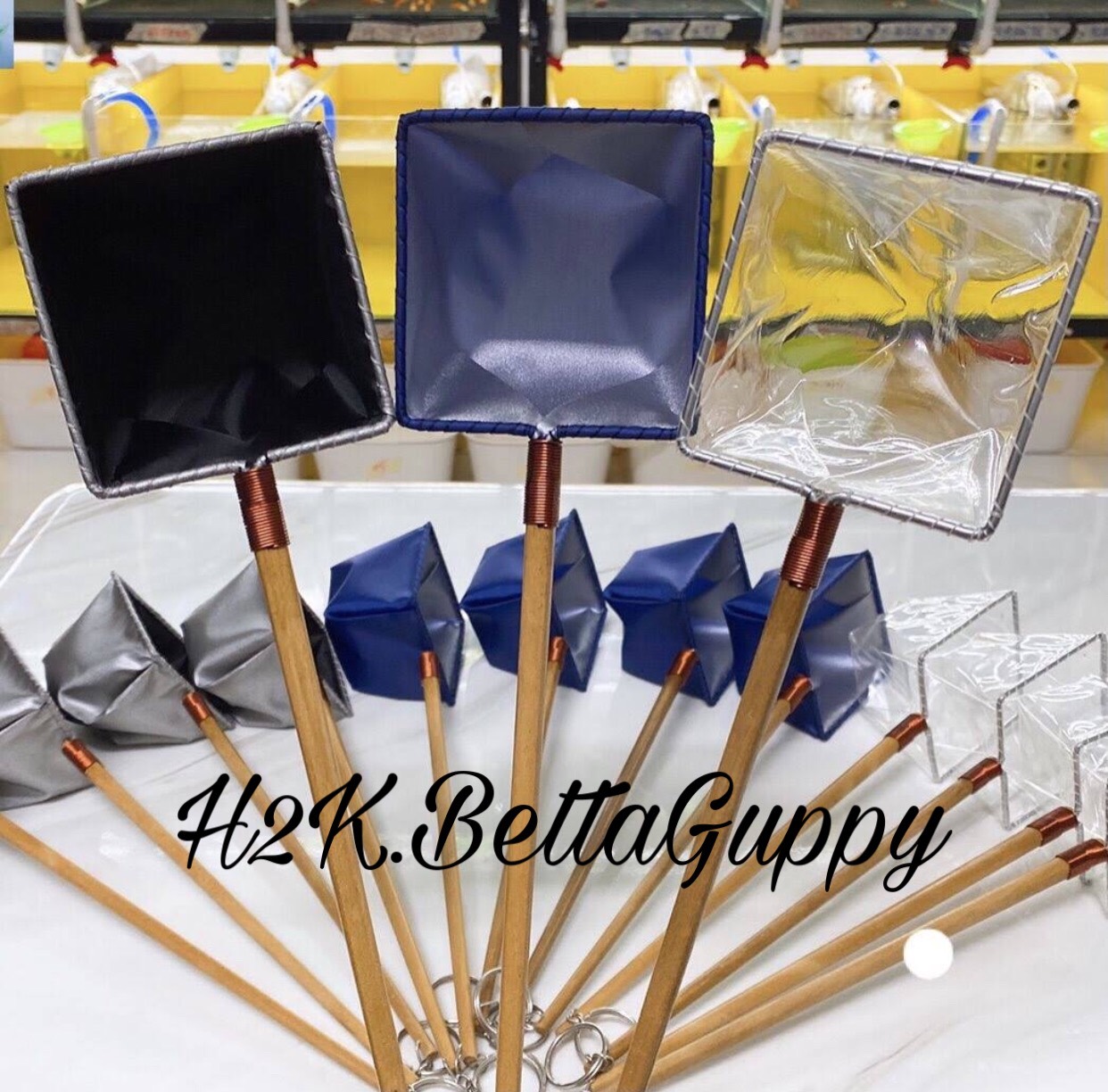 Vợt Show Cá, Vợt Nước, Chống Sốc Nước Cá Cảnh