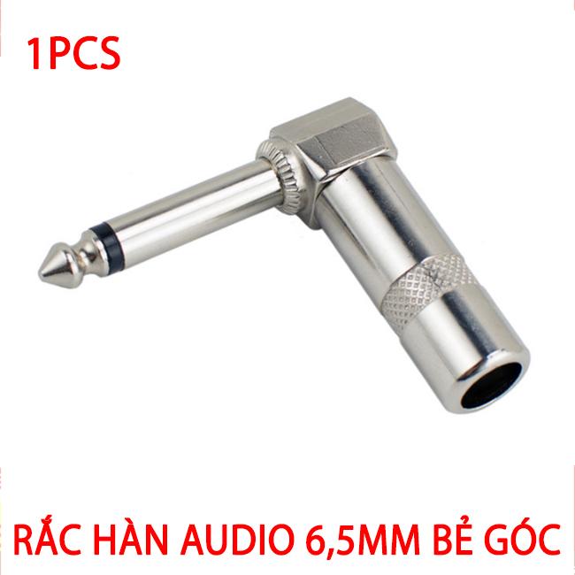 ĐẦU HÀN CÁP AUDIO 6.5MM BẺ GÓC (1 CHIẾC)
