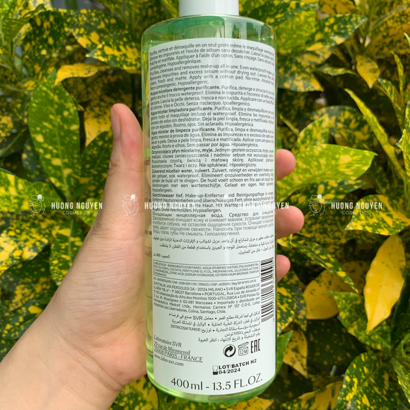 Nước Tẩy Trang SVR Sebiaclear Eau Micellaire
