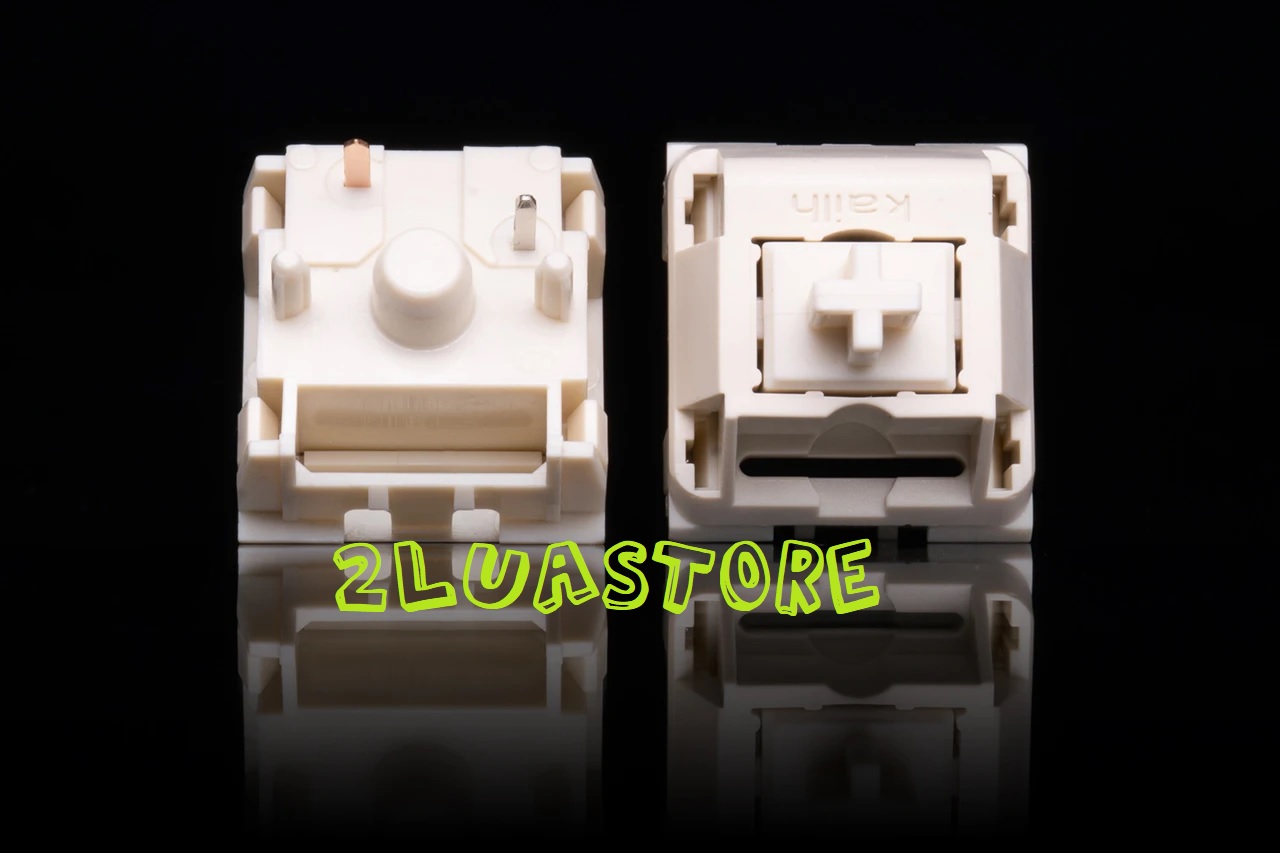 Công tắc bàn phím cơ Switch Novelkeys Cream NK Cream - Novelkeys x Kailh Cream Linear Switch (loại 5 pin)