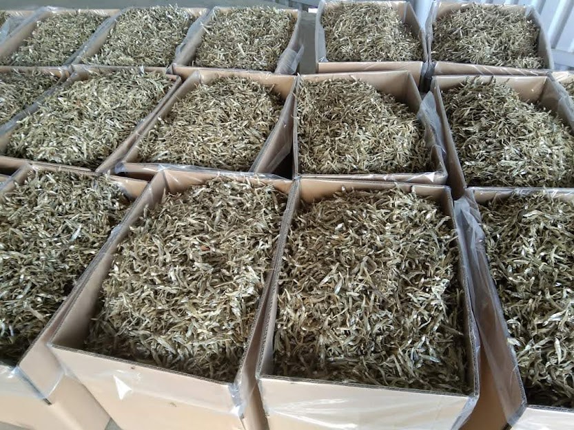 500g Cá cơm khô không đầu chế biến thủ công