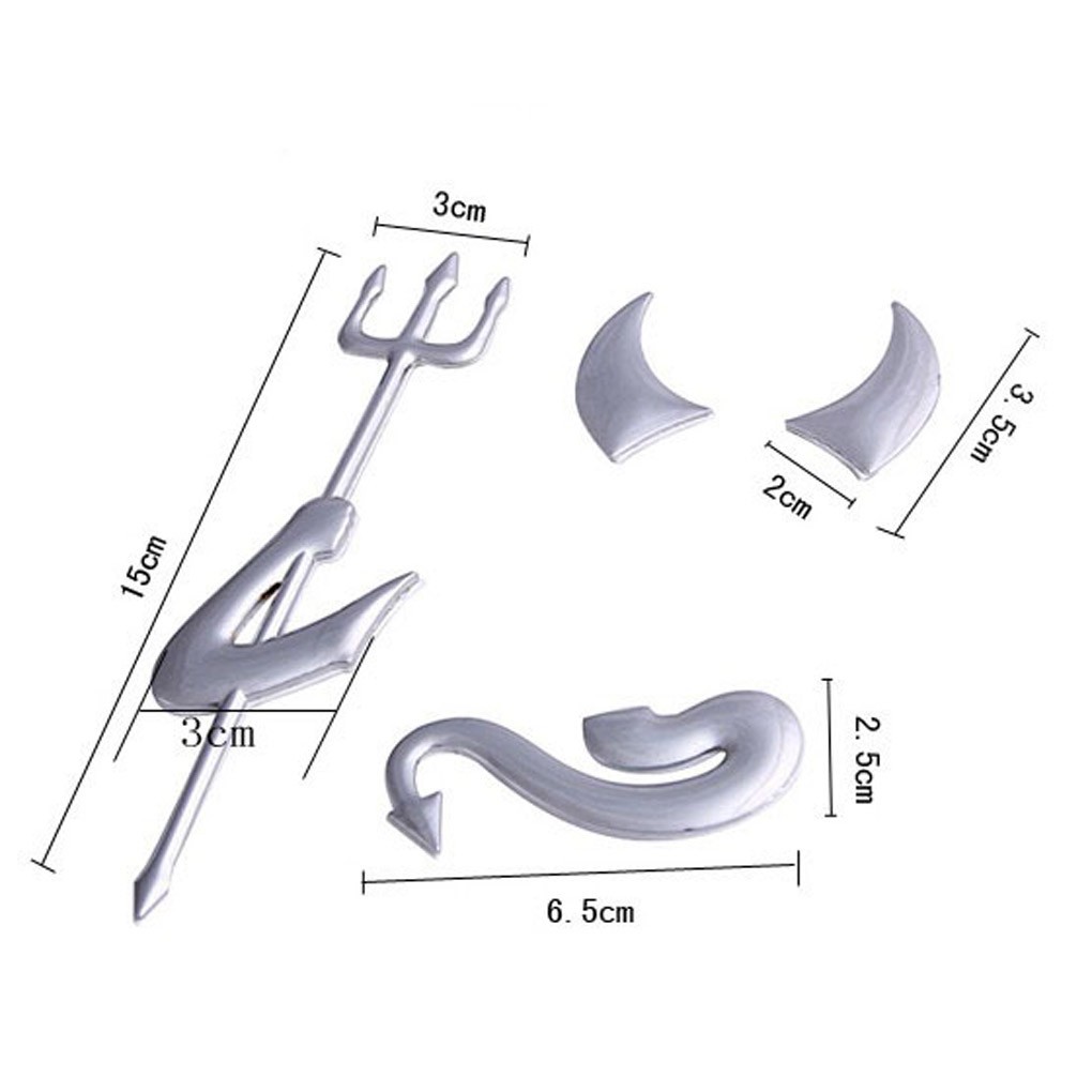 Bộ miếng dán hình Ác Quỷ 3D