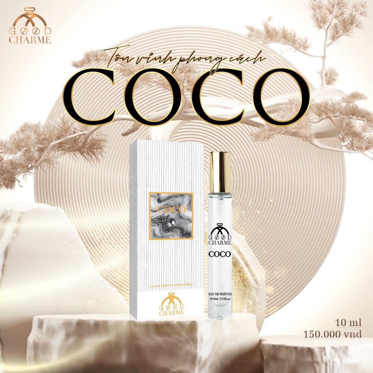 Nước hoa coco trắng 10ml