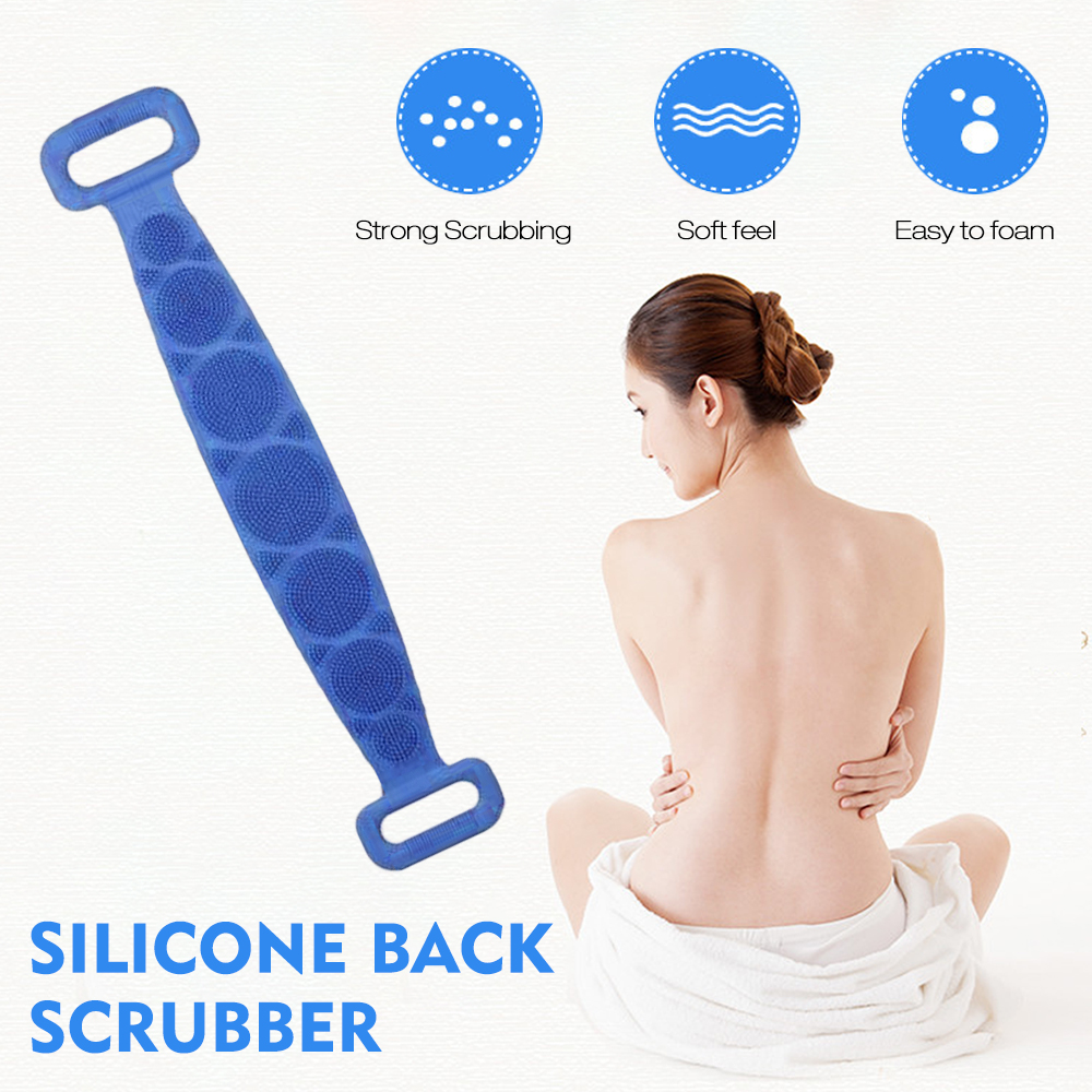 Đai massage tắm silicon, đai cọ lưng tắm